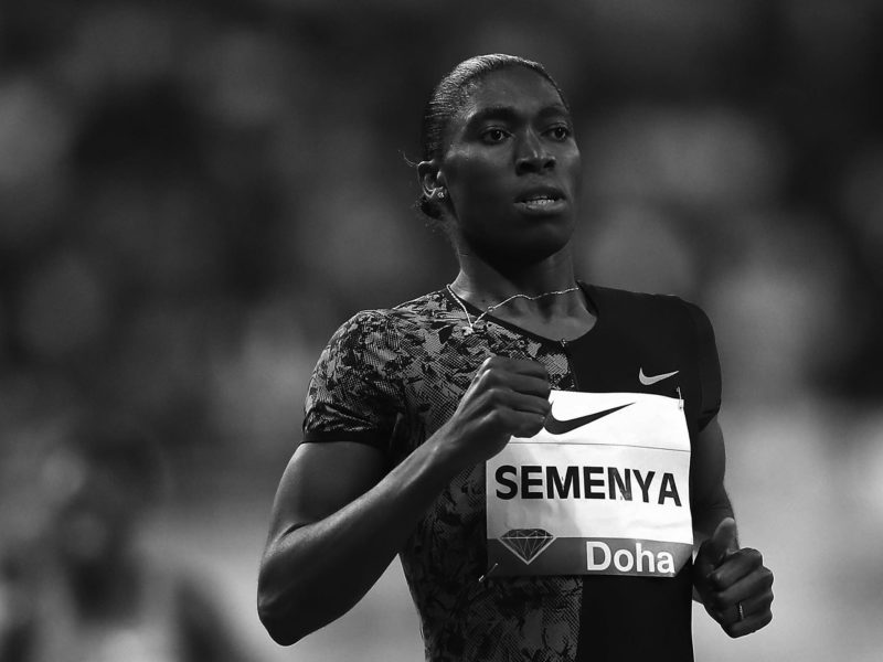 Caster Semenya competes in IAAF Doha Diamond League meet.