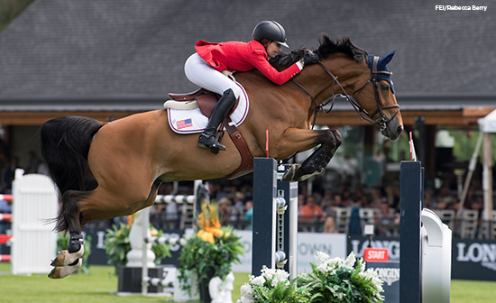 Lucy Deslauriers jumping equestrian