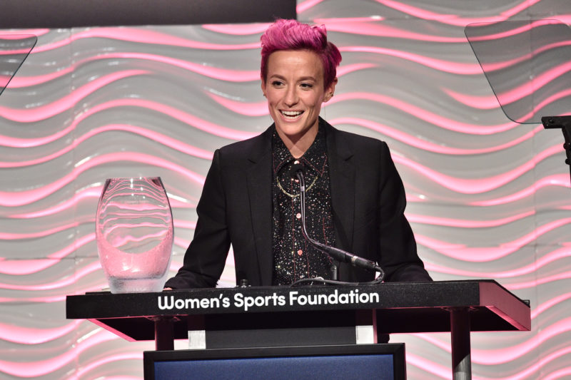 Megan Rapinoe at the Women in Sports Foundation 40th Annual Salute To Women In Sports Awards Gala