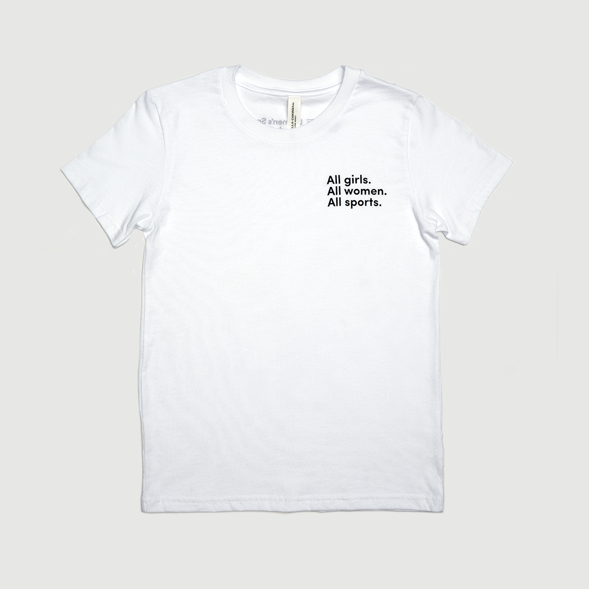 WSF Youth T-Shirt, in White - Women's Foundation
