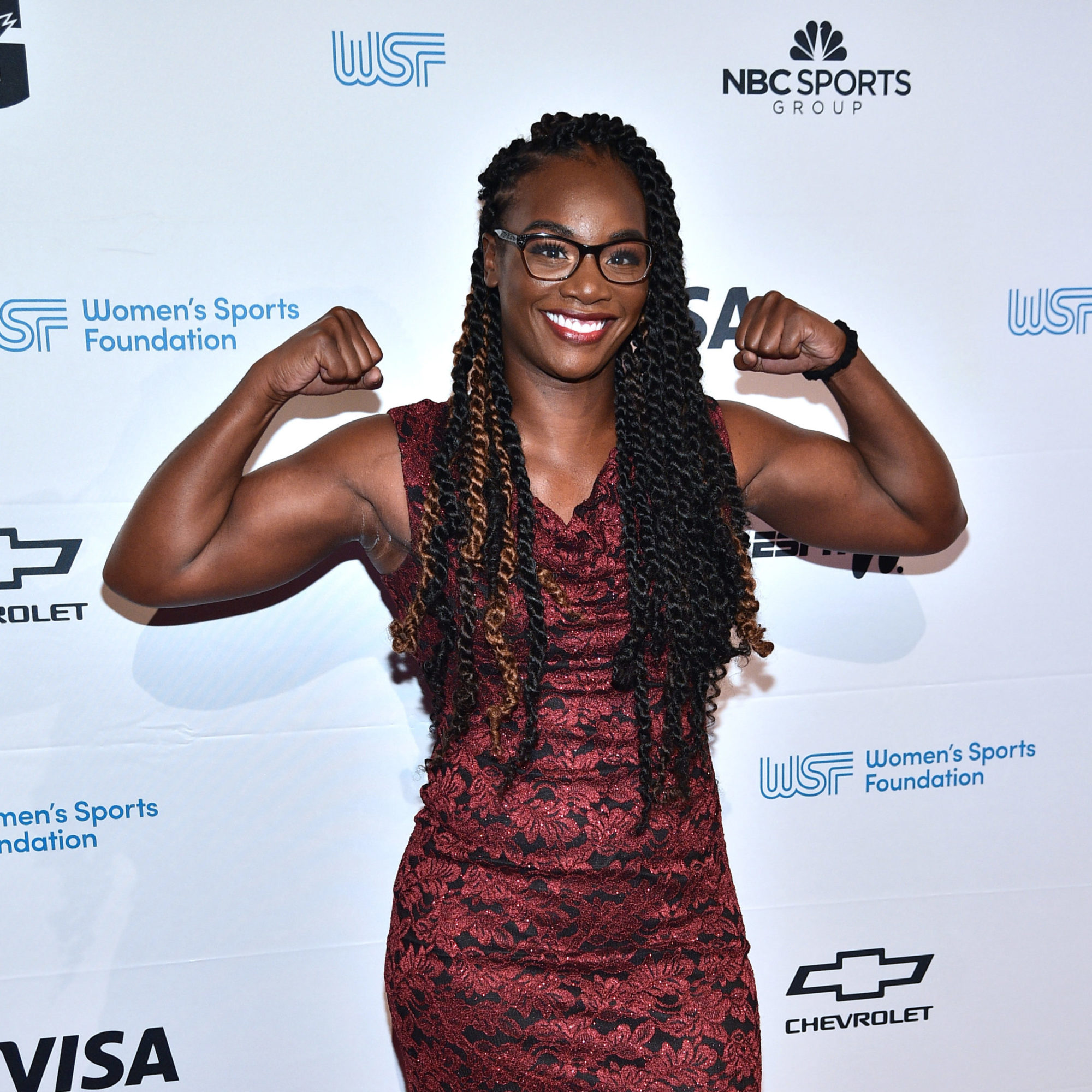 Claressa Shields at WSF Annual Salute square Women's Sports Foundation
